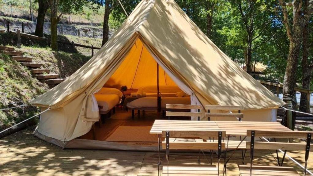 Glamping Aventura Atalaia Hotel Cotobade Bagian luar foto